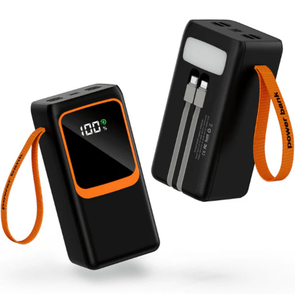 LED Display 60000mAh Portable Power Bank Station