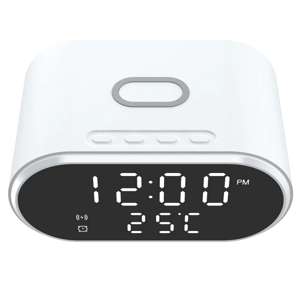 2-In-1 Alarm Clock And Wireless Charger