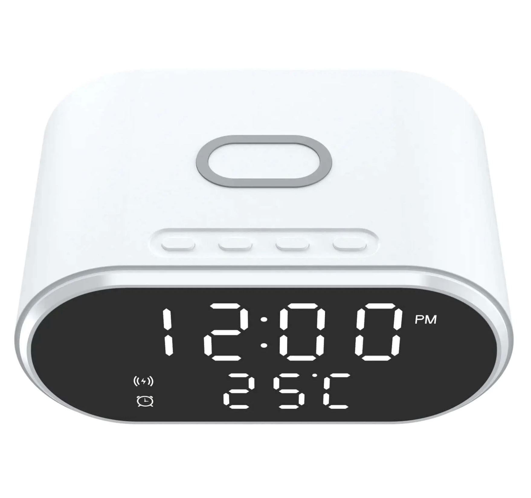 2-In-1 Alarm Clock And Wireless Charger