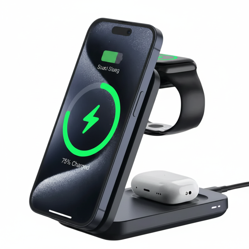 3-In-1 Wireless Charging Hub