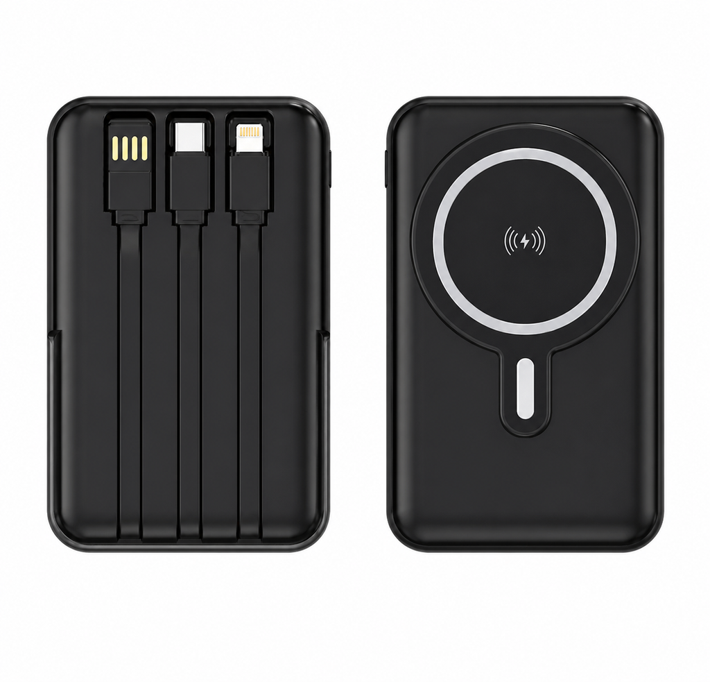 10000mAh Magnetic Power Bank With Phone Stand