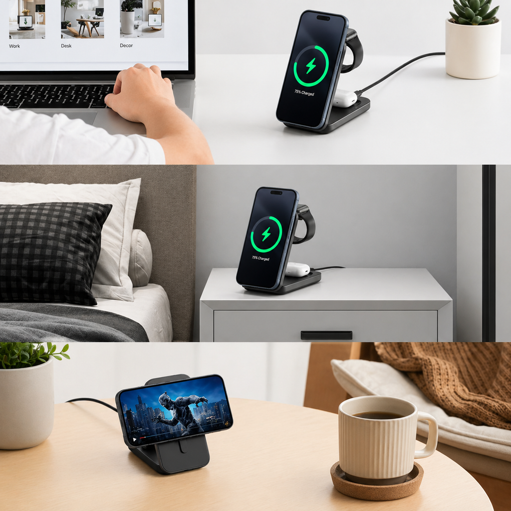3-In-1 Wireless Charging Hub