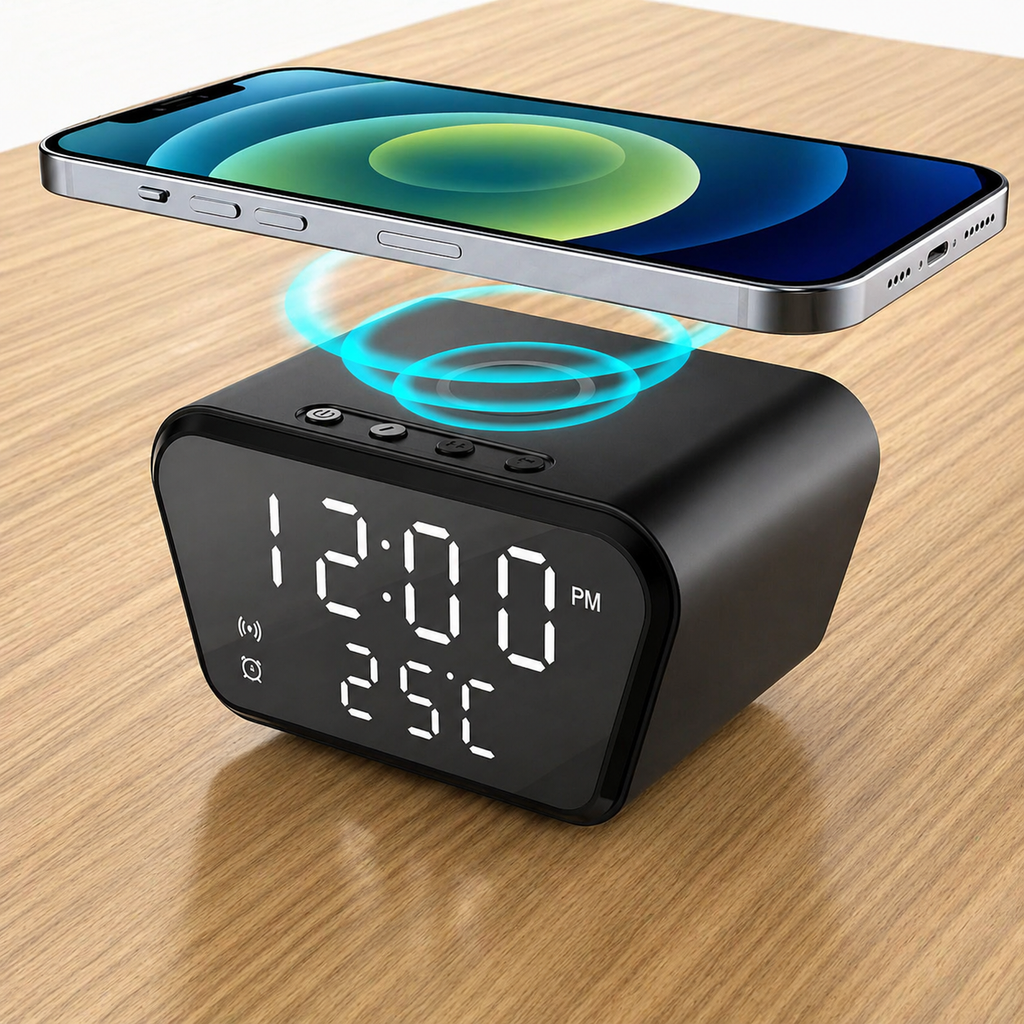 Fast Charging Wireless Alarm Clock