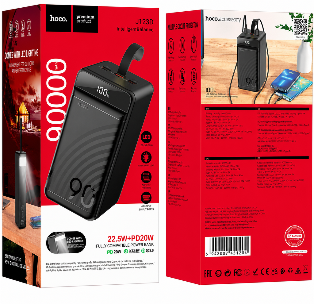90000-MAh Fast Charging Power Bank