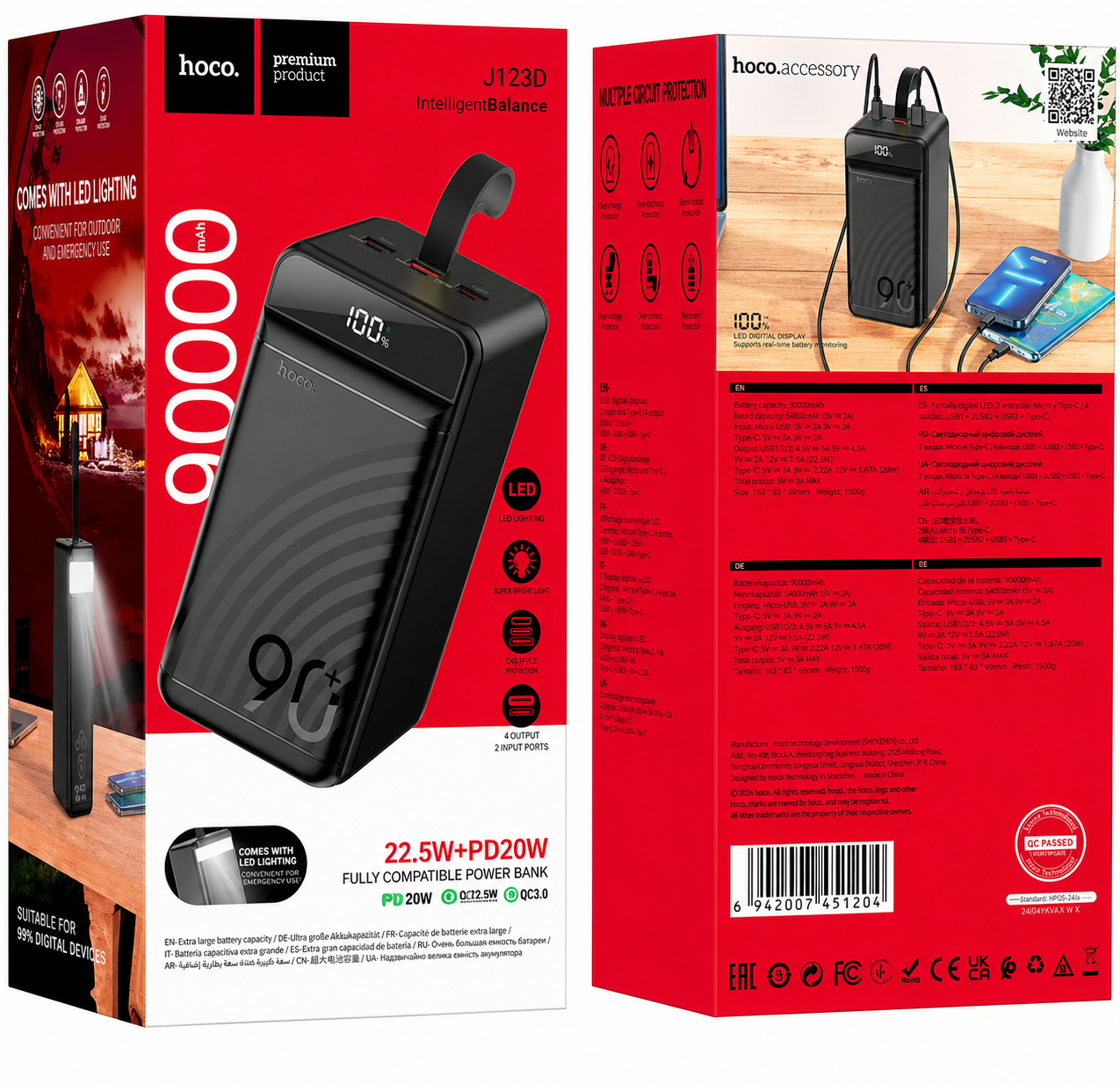 90000-MAh Fast Charging Power Bank